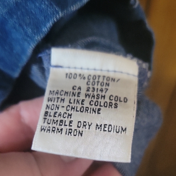 Talbots Blue Denim Vest - Picture 3 of 5